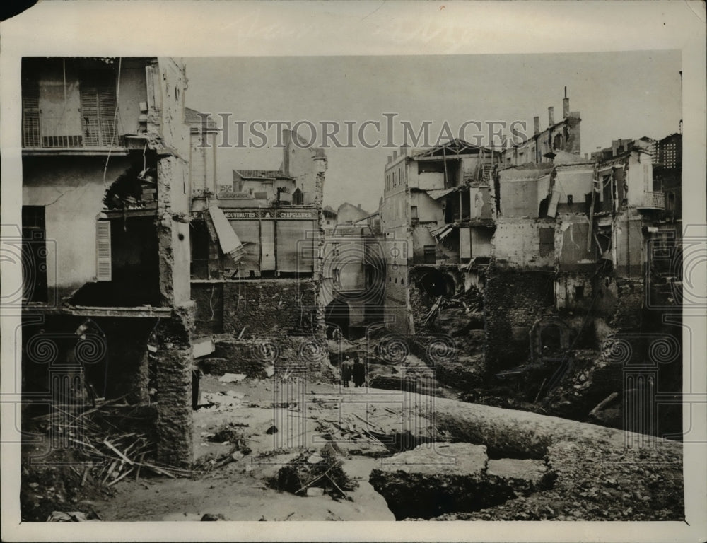 1927 Press Photo Mostaganem Algiers after flood devastation