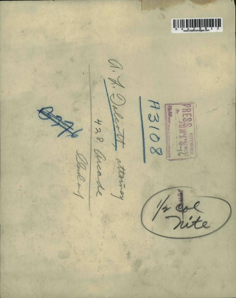 1916 Press Photo A.J. Dalcott, attorney.