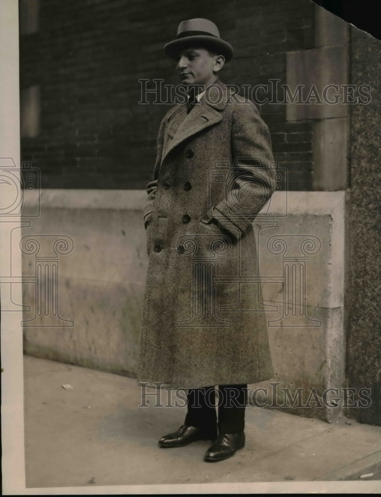 1922 Press Photo Samuel MIlton Small, silent partner of the Friedman Markelson