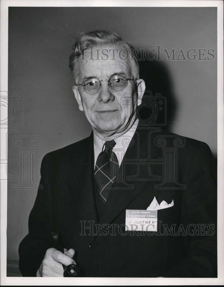 1950 Press Photo Cleveland Ohio Dr Kintley F Mather Prof of Geology Harvard