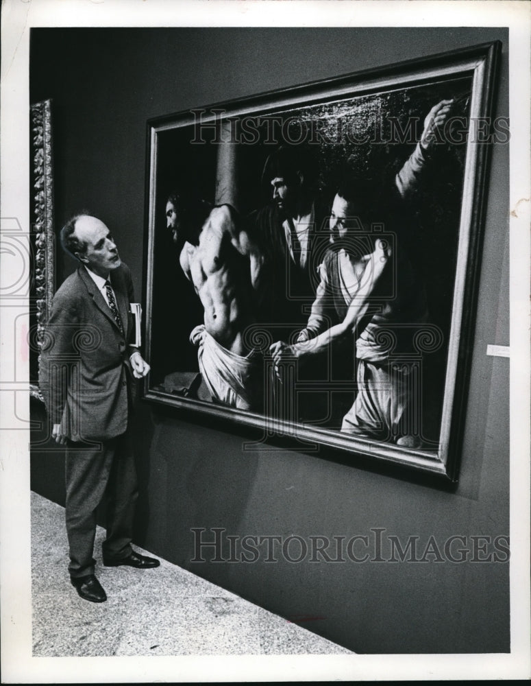 Load image into Gallery viewer, 1971 Press Photo Benedict Nicolson British Art Scholar at Art Museum
