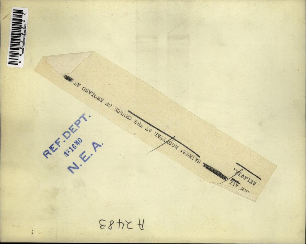 1940 Press Photo The All Day Saint's Hospital at the Church of Aklavik England