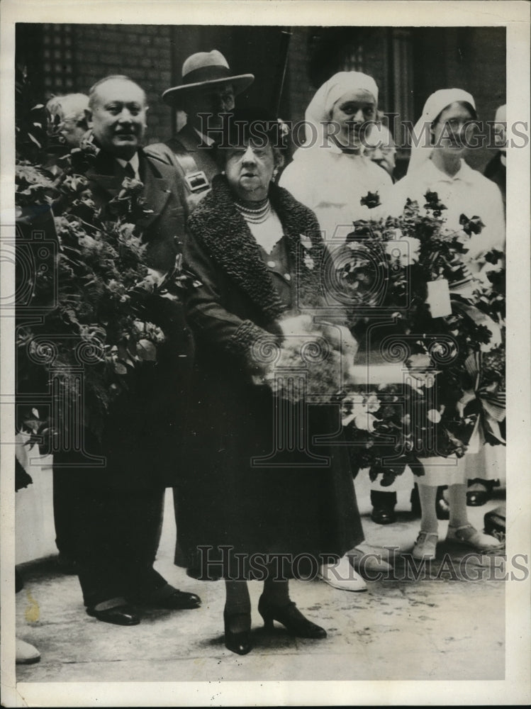 1931 Press Photo Mrs. John Francis Combs with the marshalls