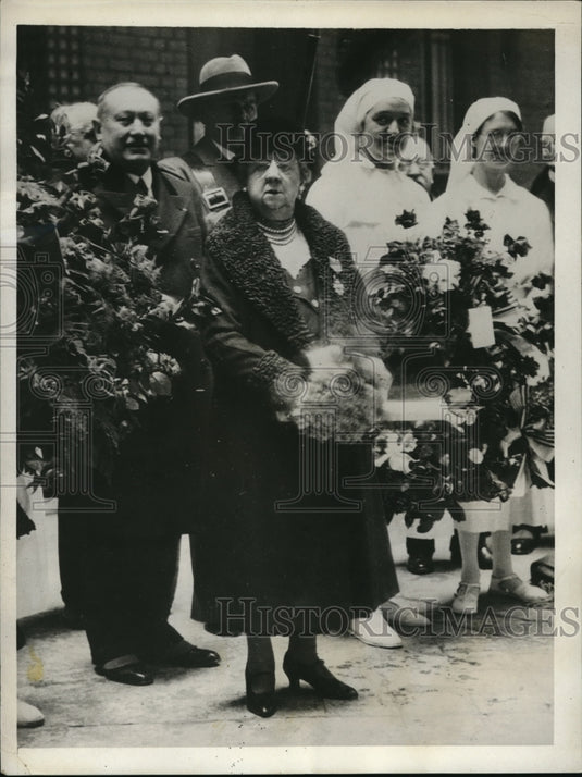1931 Press Photo Mrs. John Francis Combs with the marshalls