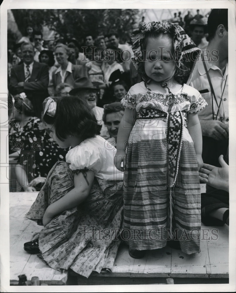 1949 Press Photo Linda Susan on el Baile del Sol or Dance of the Sun