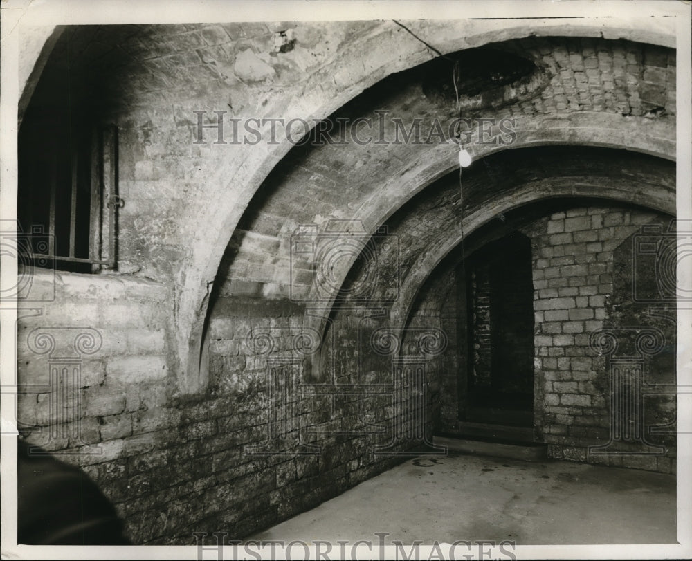 1926 Press Photo An Interior view of the newly excavated crypt