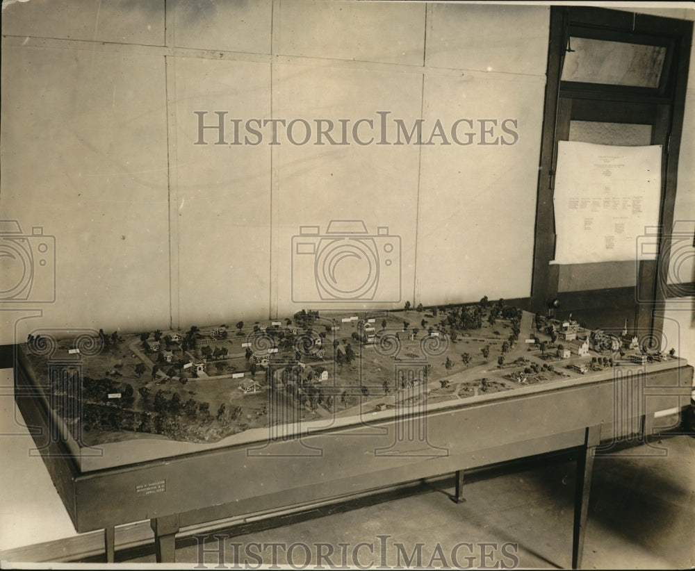 1924 Press Photo Cottage Institute Model Children Bureau Dept. of Labor.