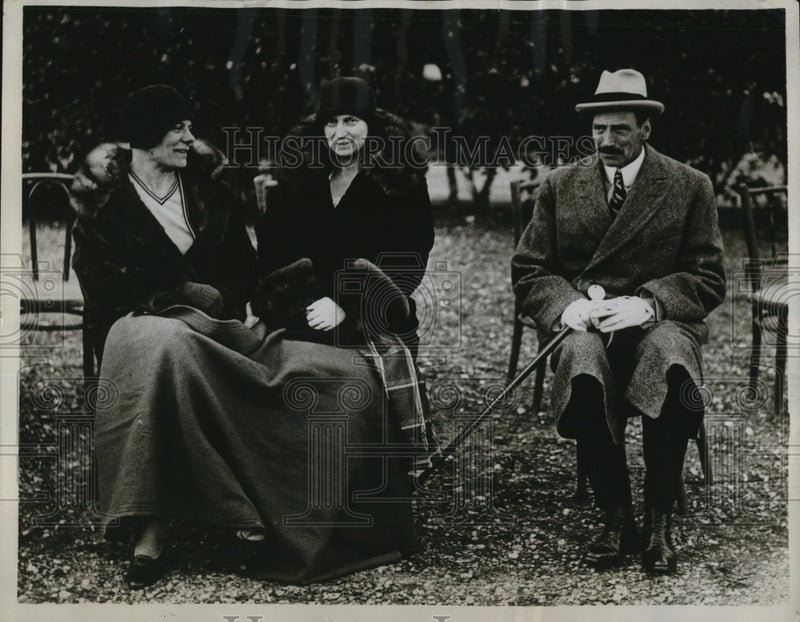Load image into Gallery viewer, 1930 Press Photo King and Queen of Denmark at Cannes Polo Matches
