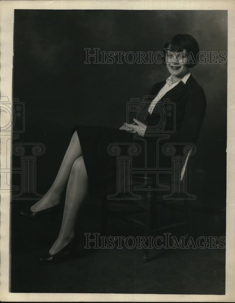 1927 Press Photo Audrey Clapp