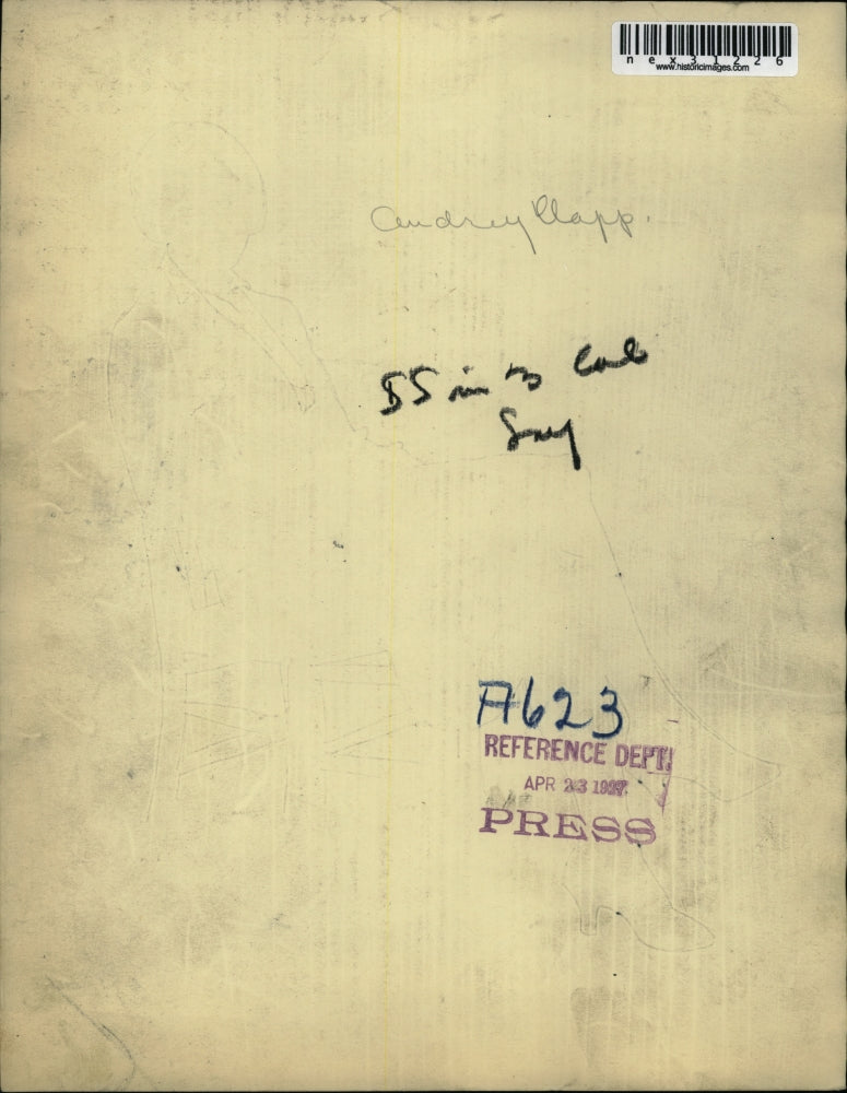 1927 Press Photo Audrey Clapp