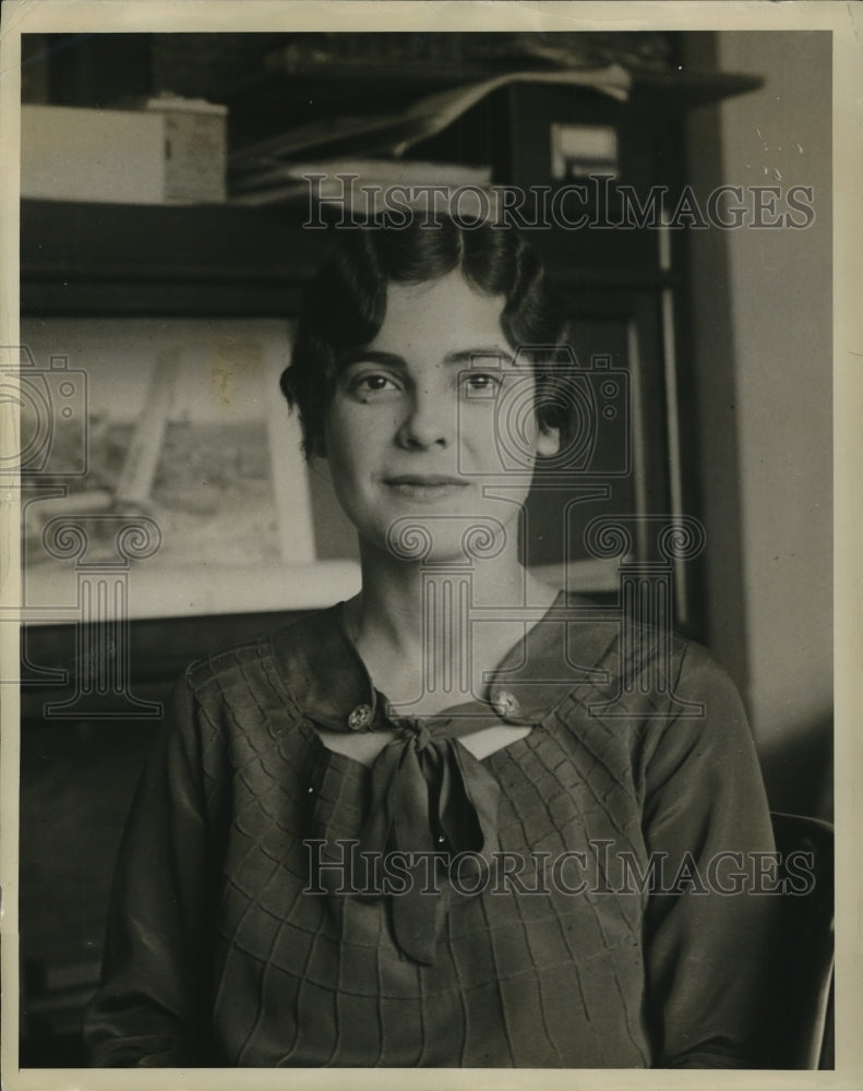 1929 Press Photo Ms. Mary Fearnow of Washington D.C.