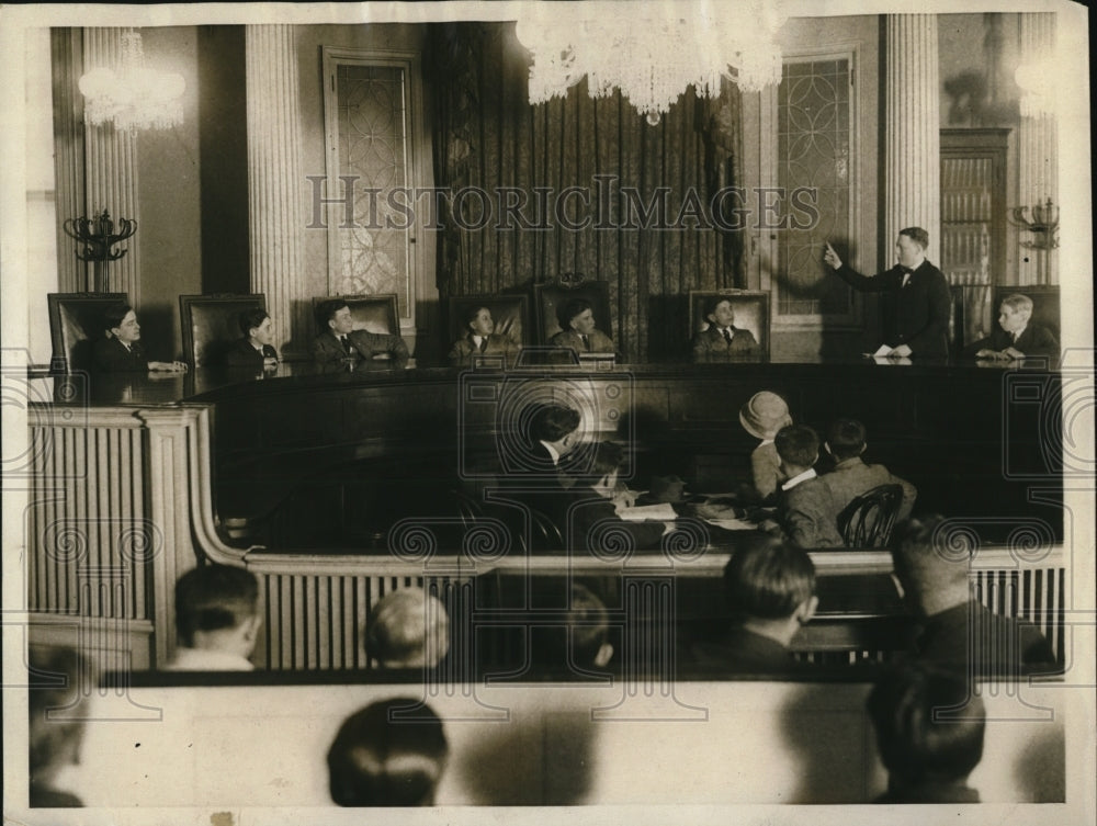 1923 Press Photo Daniel Moreo, Charles Klein, Sidney Wokkenberg, Alfred Cerunda