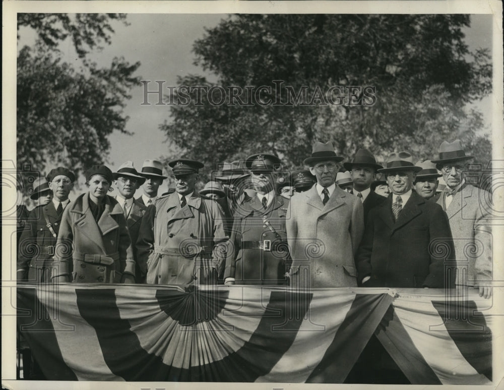 1932 Press Photo Rev. Robert Williams, Dorothy Taylor, Robert M. Oberholtzer,