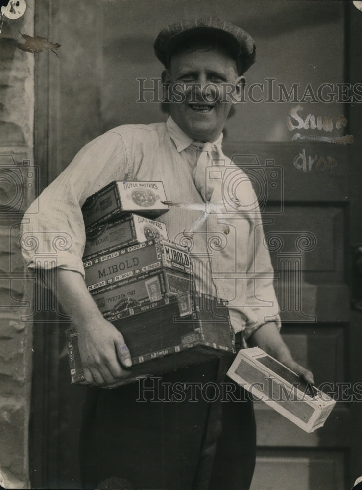 1923 Press Photo Joe Reis, businessman in City of Norwood