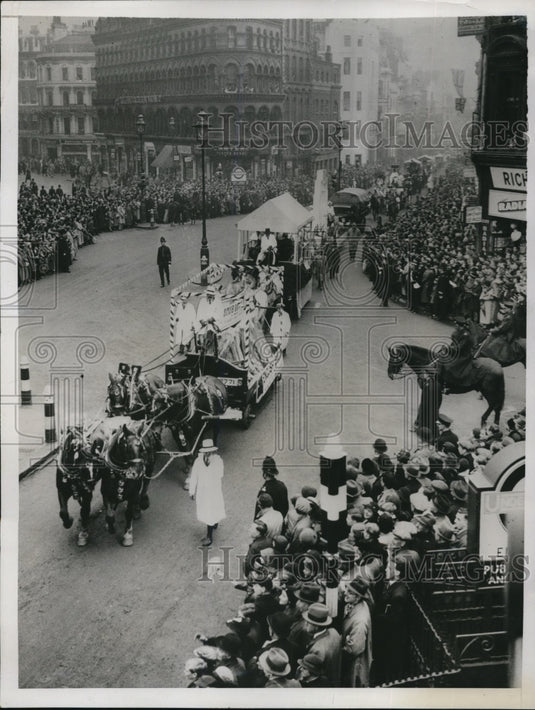 1935 Press Photo Sir Percy Vincent, New Lord Mayor of London- Historic Images