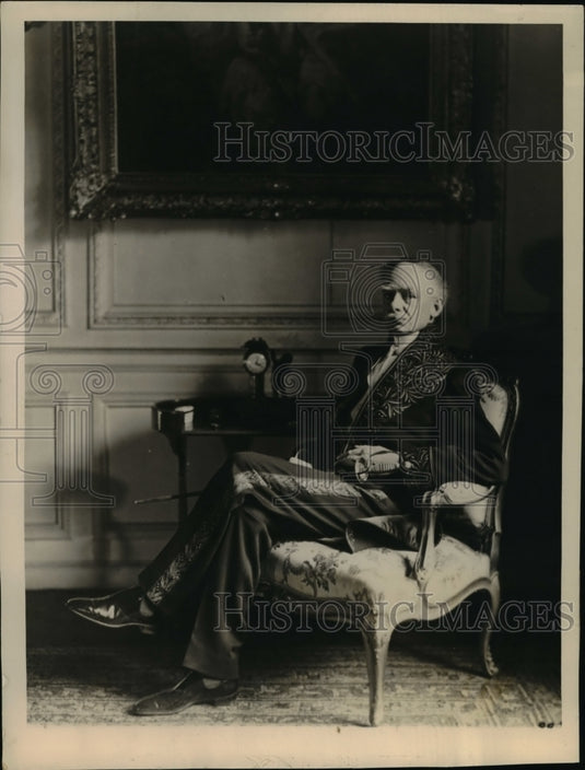 1927 Press Photo Duke de la Force, direct descendant of famous Duke de Lauzun