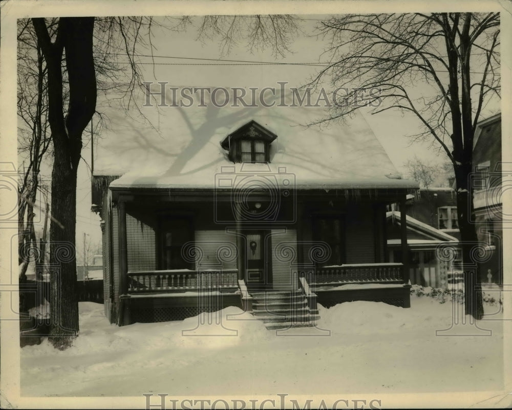 1934 Press Photo Charles Duranleau's residence where he and his wife lived