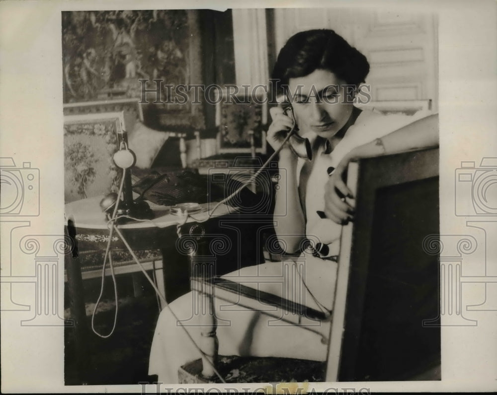 1935 Press Photo Jose Laval daughter of French Premier to wed Rene de Chambrun