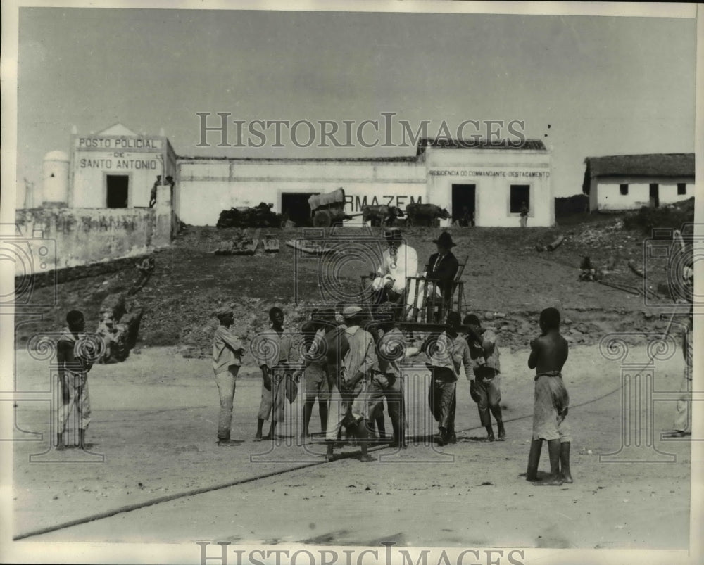 1929 Press Photo Howdar on Murderers Island Fernando Noronha Island S Atlantic
