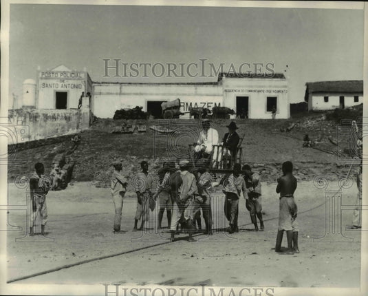 1929 Press Photo Howdar on Murderers Island Fernando Noronha Island S Atlantic