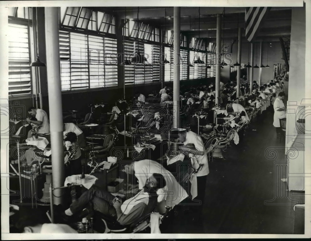 1940 Press Photo Los Angeles Dental Society 100th Anniversary