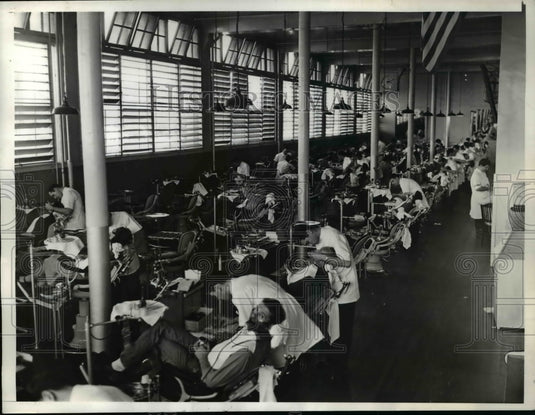 1940 Press Photo Los Angeles Dental Society 100th Anniversary