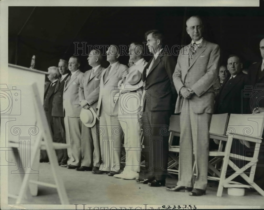 1933 Press Photo Secretary Wallace Guest on Farm Day Century of Progress Expo