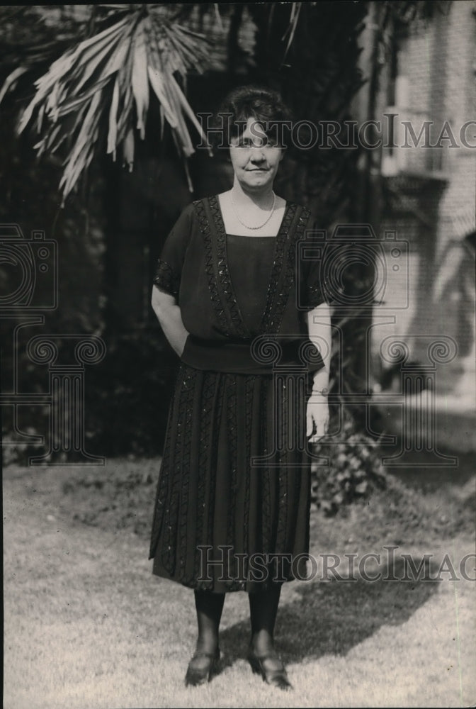 1922 Press Photo Mrs Clive Phillips