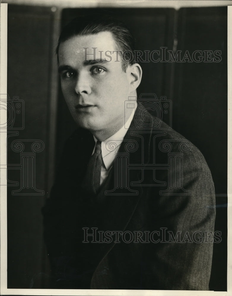 1929 Press Photo Reporter Paul Mallon Chief of UP Press in DC