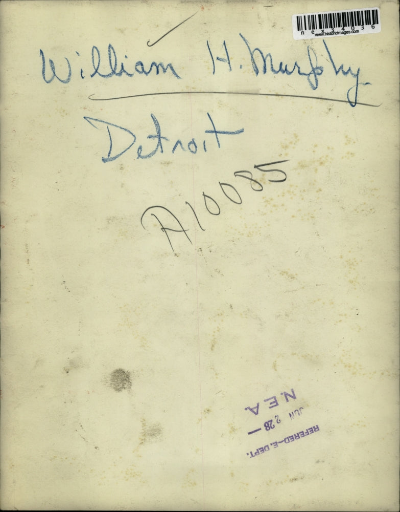 1928 Press Photo William H Murphy of Detroit & others