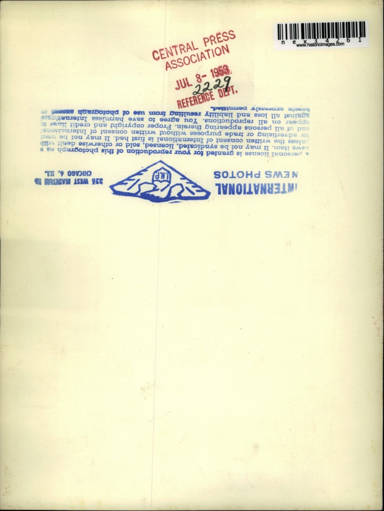 1953 Press Photo Tobacco Heiress and Former Model Melody Thompson Duke