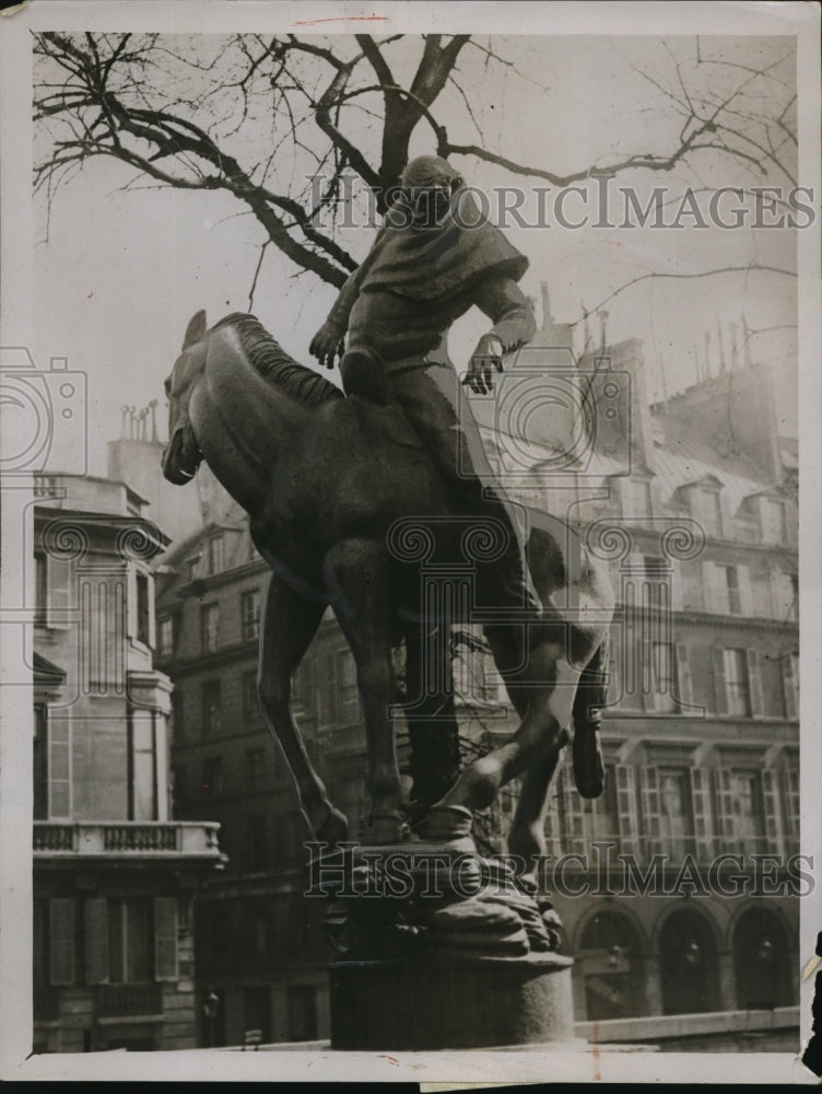 1929 Press Photo Replica of the statue of King Solke Filbyter