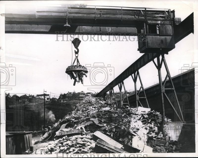 Load image into Gallery viewer, 1942 Press Photo US steel in Washington D.C. being repurposed for war effort.
