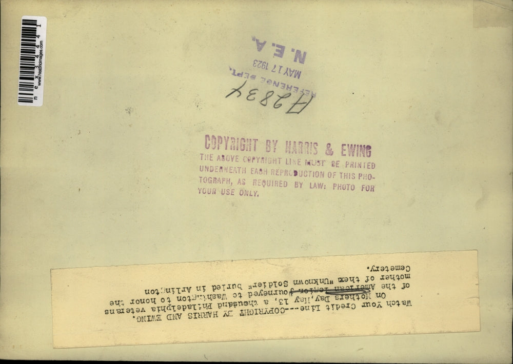 1923 Press Photo Philadelphia Veterans of American Legion in Washington D.C.