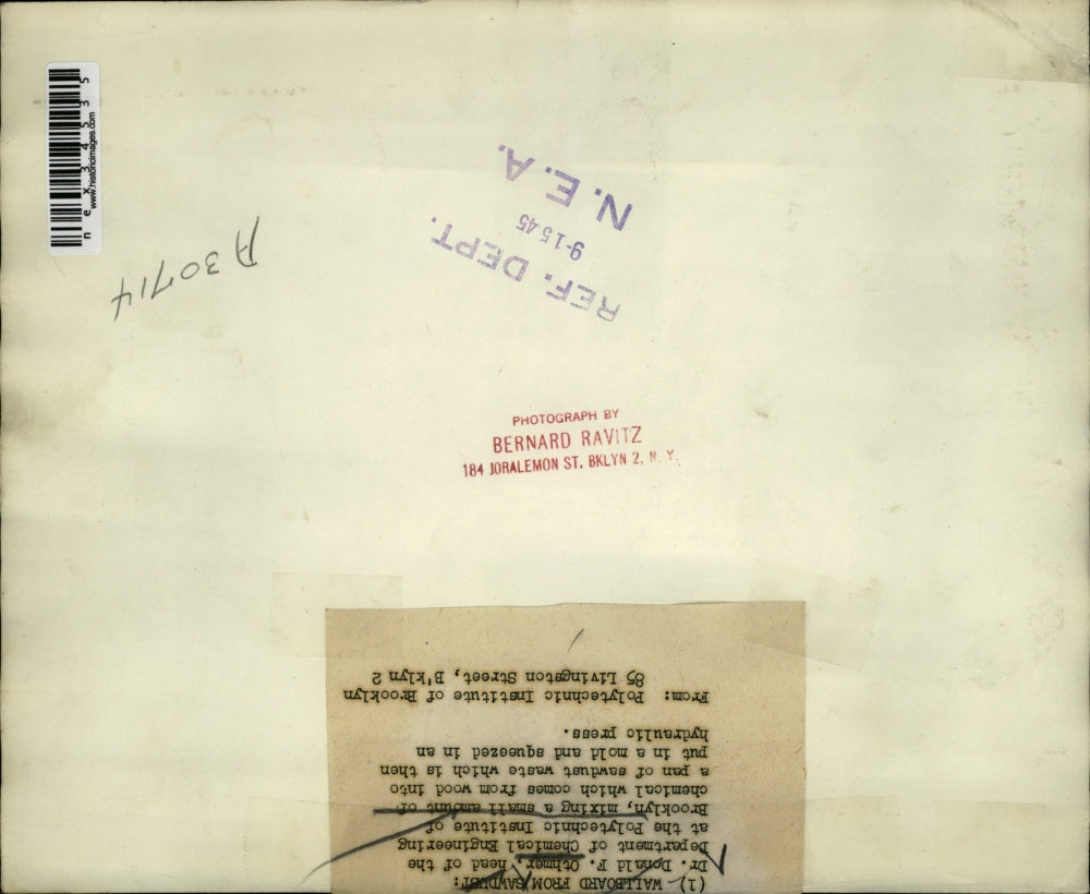 1945 Press Photo Dr. Donald F. Othmer at Polytechnic Institute of Brooklyn.