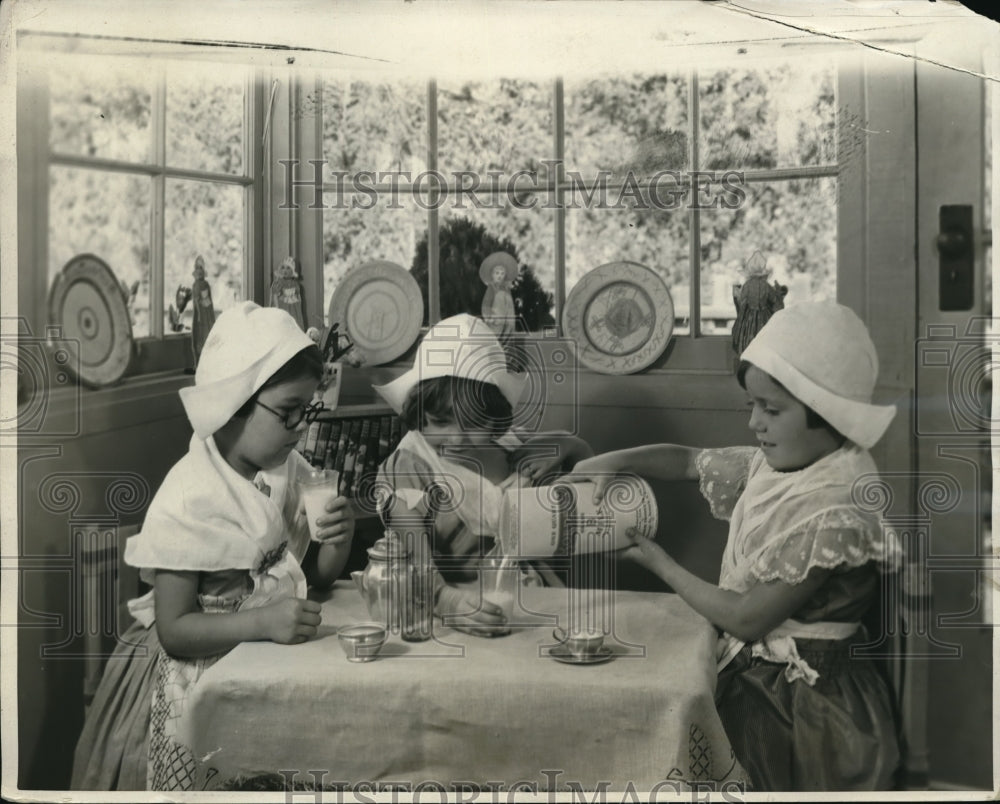 1931 Press Photo Children of the Martha Dell Phelps Play-Way School