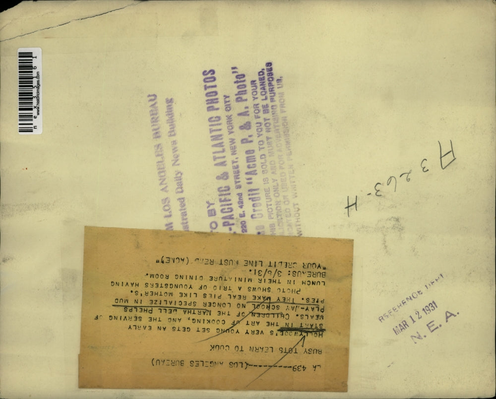 1931 Press Photo Children of the Martha Dell Phelps Play-Way School