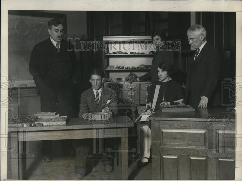 Load image into Gallery viewer, 1927 Press Photo Dr L Witmer Univ of Pa Psychology , EB Twitmyer
