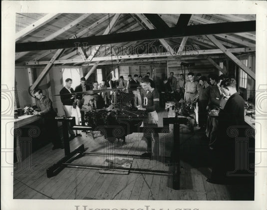 1938 Press Photo U of fla xxxx service ar camp Roosevelt