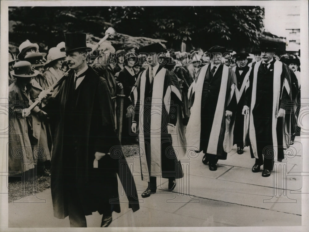 1936 Press Photo King George VI, Duke of York at Cambridge Univ - nex35857