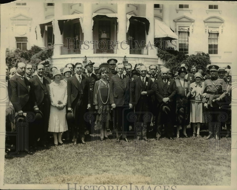 Load image into Gallery viewer, 1926 Press Photo Red Cross leaders &amp; Pres &amp; Mrs Coolidge
