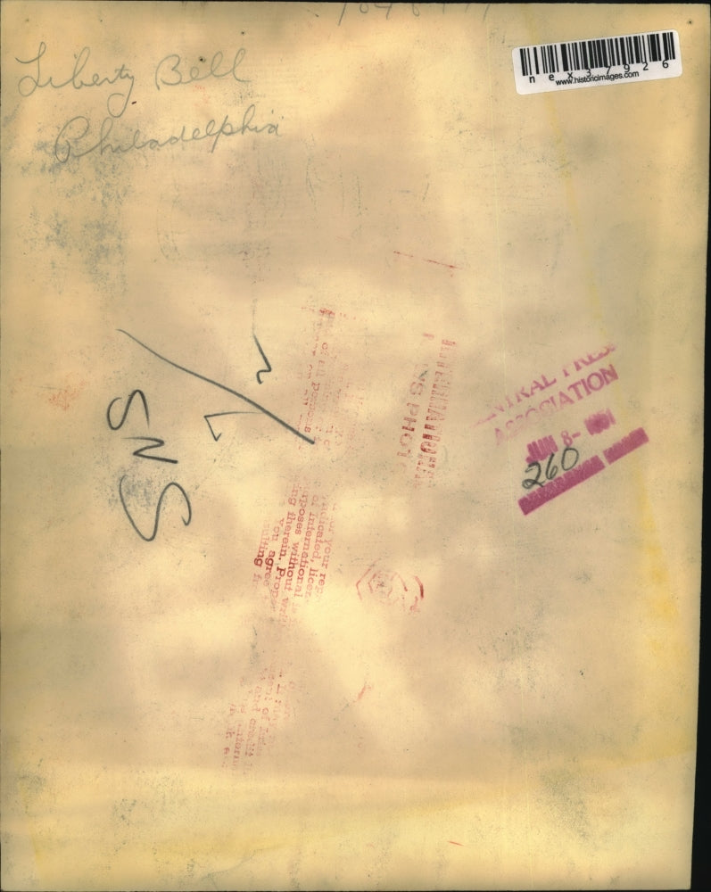 1961 Press Photo Liberty Bell, Philadelphia