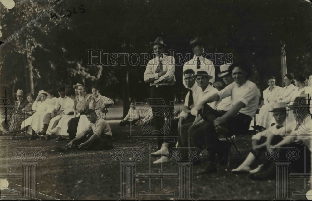 1919 Press Photo Patients at Elqui jusane Hospital