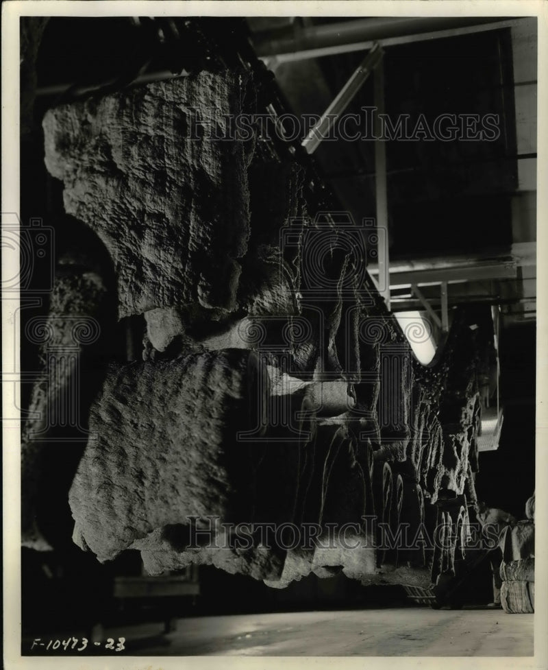 Load image into Gallery viewer, 1941 Press Photo Rubber Being Manufactured In Factory Plant
