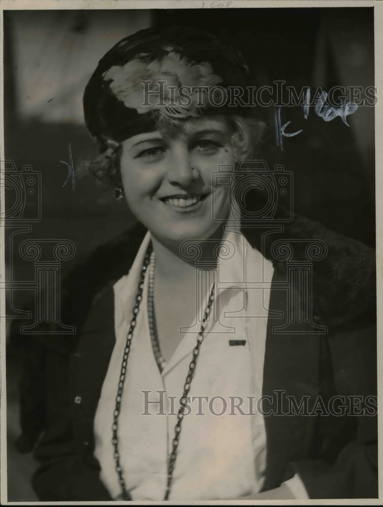 1923 Press Photo Mrs. A. Benklevsky, Portrait