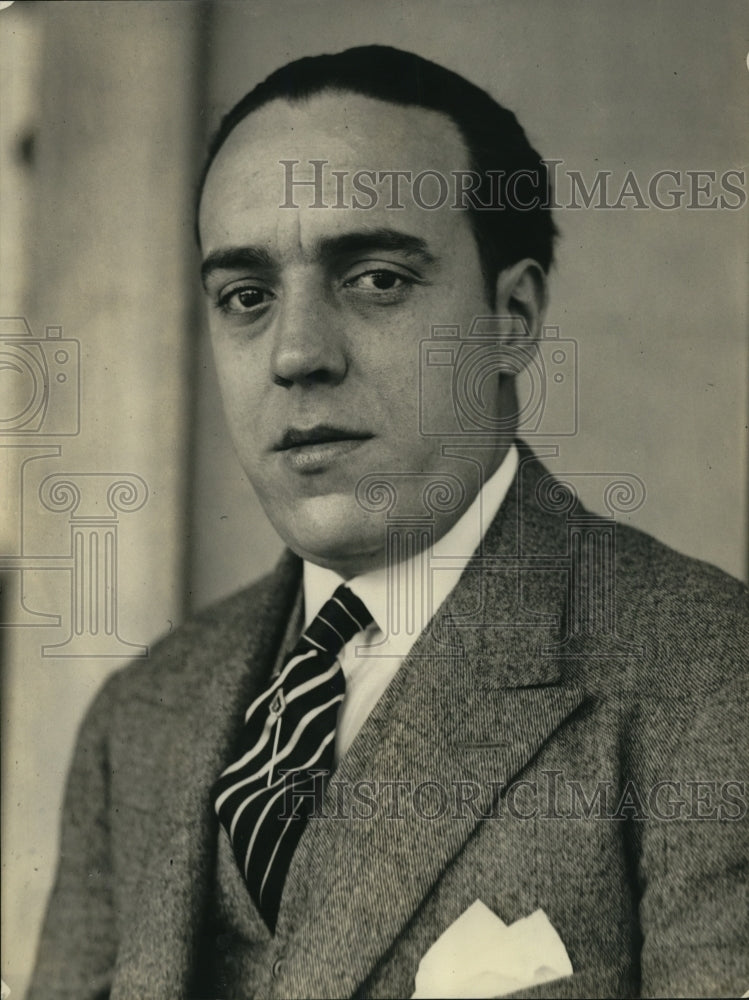 1922 Press Photo Carlos de la Torre, Second sec of Cuban Legation in Washington