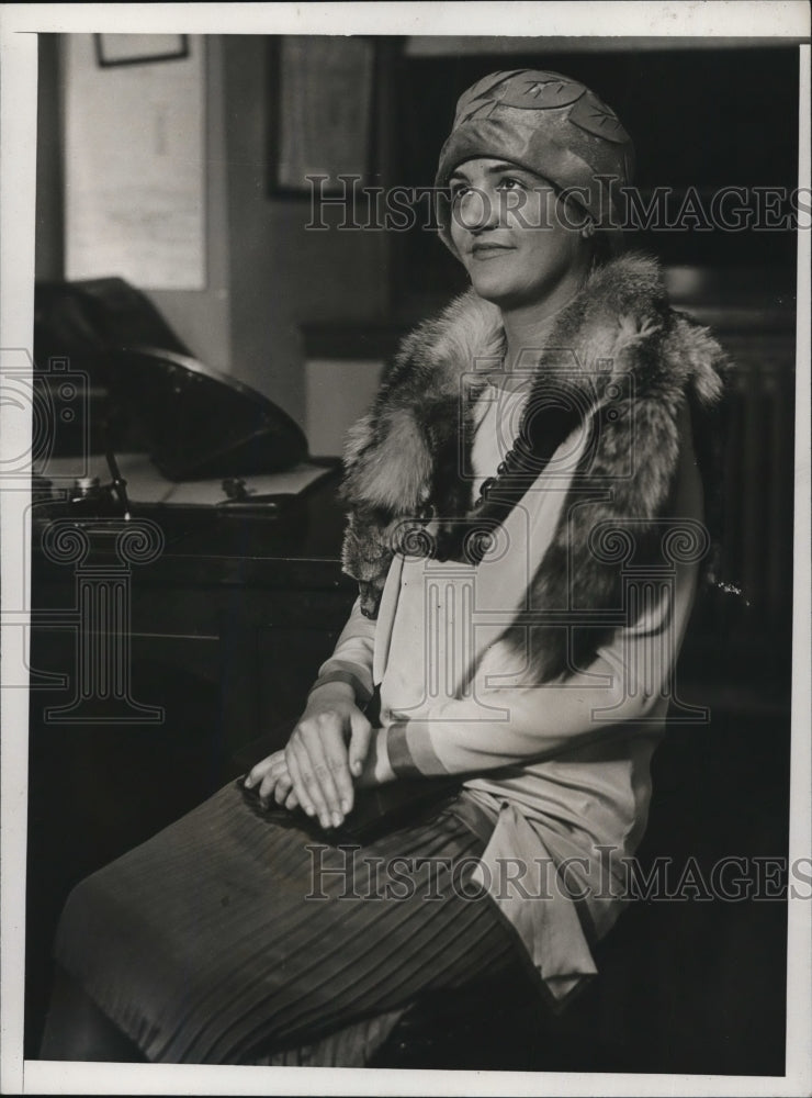 1932 Press Photo Mrs C Turck Condict - nex38953