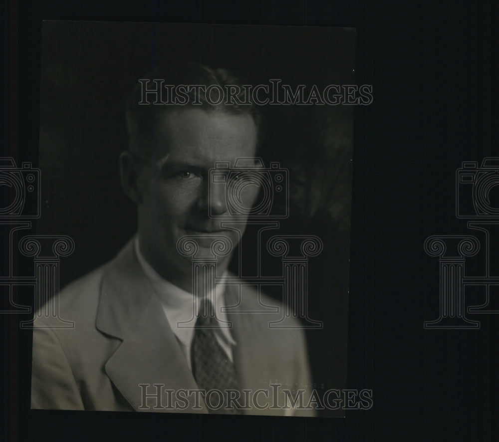 1928 Press Photo Harold J. Wrape, St. Louis, Pres Federation Rodeo Thodes Assn