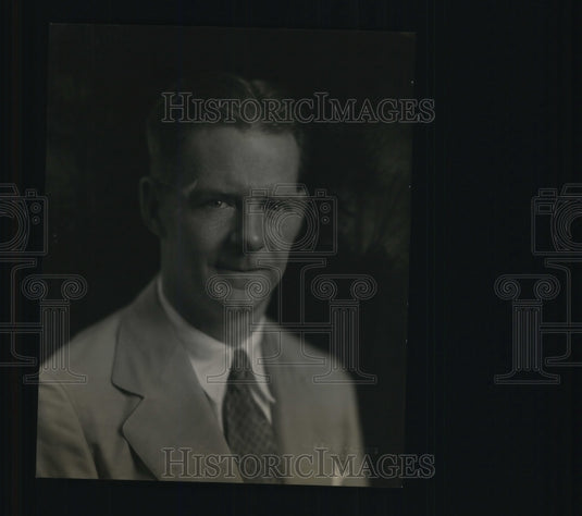 1928 Press Photo Harold J. Wrape, St. Louis, Pres Federation Rodeo Thodes Assn