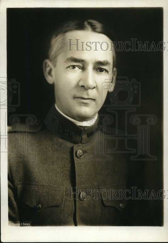 1924 Press Photo Mitchell James of Wash DC in military uniform
